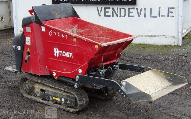 HINOWA MINI DUMPER CHARGEUSE SUR CHENILLES HS701 DIESEL – 76 HEURES – AN 2024  64ZK1