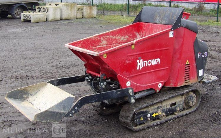 HINOWA MINI DUMPER CHARGEUSE SUR CHENILLES HS701 DIESEL – 76 HEURES – AN 2024  64ZK1