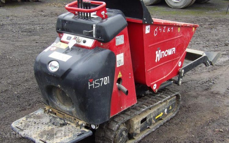 HINOWA MINI DUMPER CHARGEUSE SUR CHENILLES HS701 DIESEL – 76 HEURES – AN 2024  64ZK1
