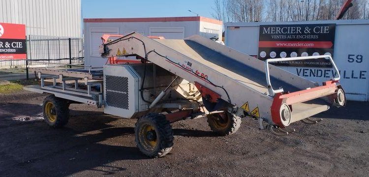 DE PIETRI RECOLTEUSE DE JEUNE POUSSE FR60 SUR ROUES 2019 – DIESEL – 1285 HEURES – AN 2019 BLANC 2