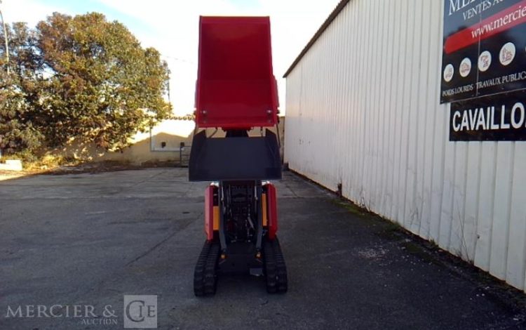 GENERIQUE MINI DUMPER SUR CHENILLE  RHINOCEROS XN800 – D192 – AN2024 MATERIEL NEUF ROUGE 800518