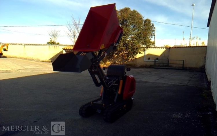 GENERIQUE MINI DUMPER SUR CHENILLE  RHINOCEROS XN800 – D192 – AN2024 MATERIEL NEUF ROUGE 800518