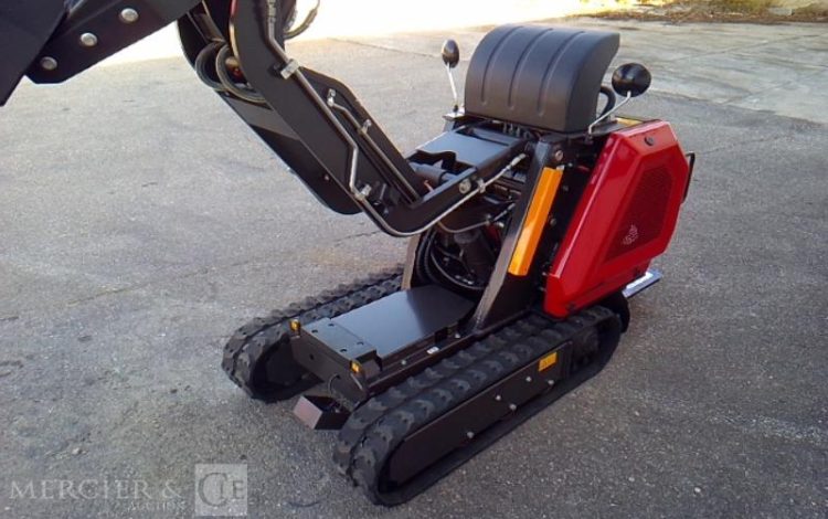 GENERIQUE MINI DUMPER SUR CHENILLE  RHINOCEROS XN800 – D192 – AN2024 MATERIEL NEUF ROUGE 800518