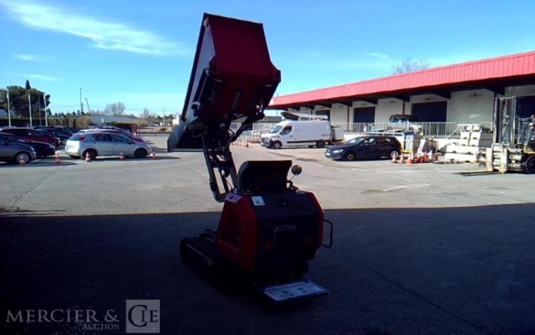 GENERIQUE MINI DUMPER SUR CHENILLE  RHINOCEROS XN800 – D192 – AN2024 MATERIEL NEUF ROUGE 800518