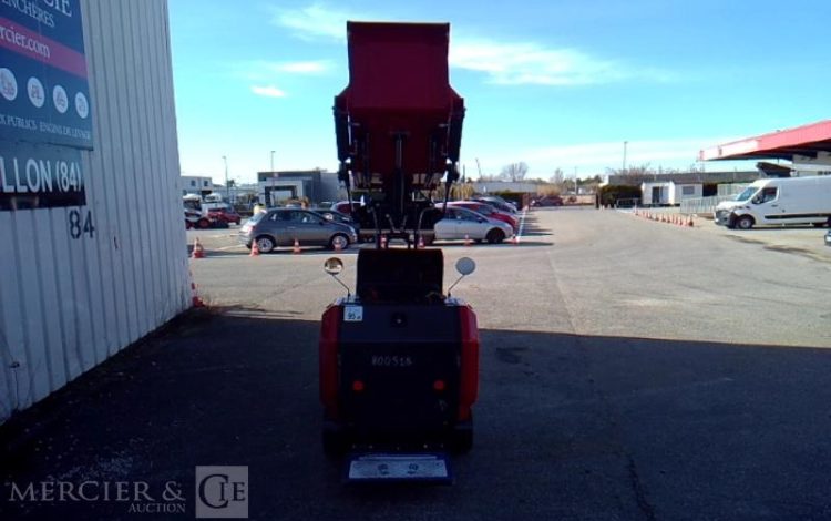GENERIQUE MINI DUMPER SUR CHENILLE  RHINOCEROS XN800 – D192 – AN2024 MATERIEL NEUF ROUGE 800518