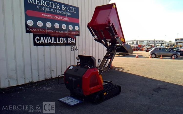 GENERIQUE MINI DUMPER SUR CHENILLE  RHINOCEROS XN800 – D192 – AN2024 MATERIEL NEUF ROUGE 800518