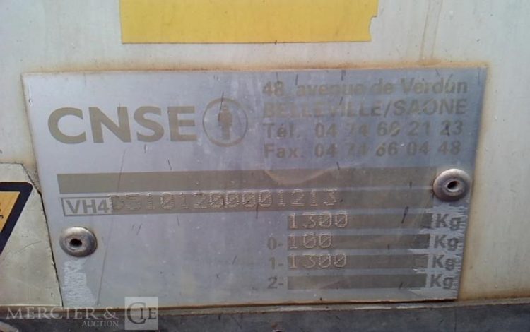 CNSE ABRIS DE CHANTIER  CC-125-YL