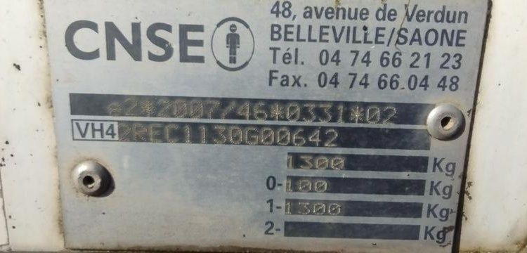 CNSE ABRIS DE CHANTIER  DY-218-YD