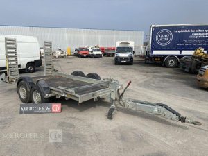 HUBIERE REMORQUE PORTE ENGIN – PTAC 3,5T – CU 2,75 T –  DZ-250-ZE