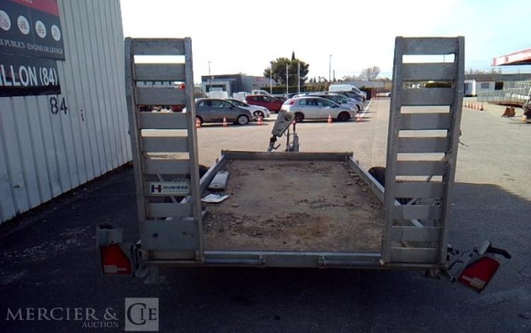 HUBIERE REMORQUE PORTE ENGIN – PTAC 3,5T – CU 2,75 T –  EV-155-CS