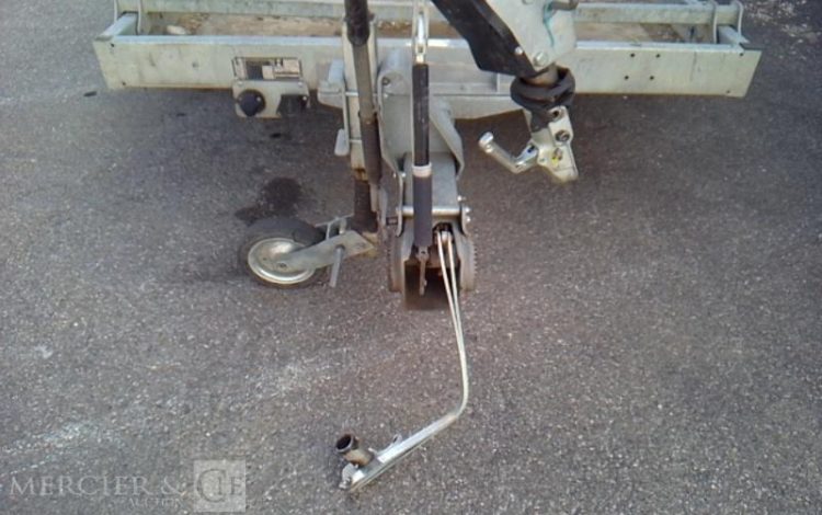 HUBIERE REMORQUE PORTE ENGIN – PTAC 3,5T – CU 2,75 T –  EV-155-CS
