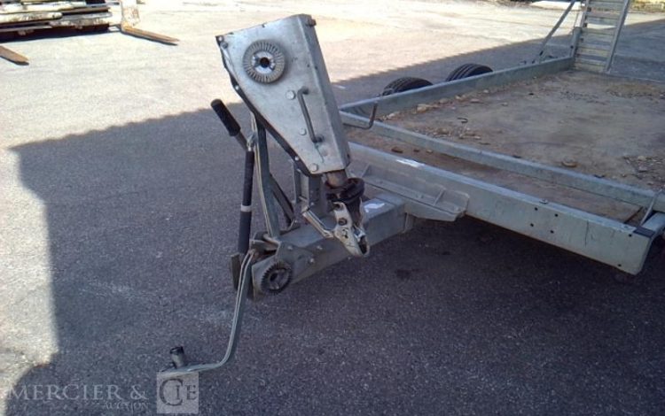 HUBIERE REMORQUE PORTE ENGIN – PTAC 3,5T – CU 2,75 T –  EV-155-CS