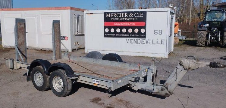 ECIM REMORQUE PORTE ENGIN – PTAC 3,5T – CU 2,75 T –  FF-059-DN