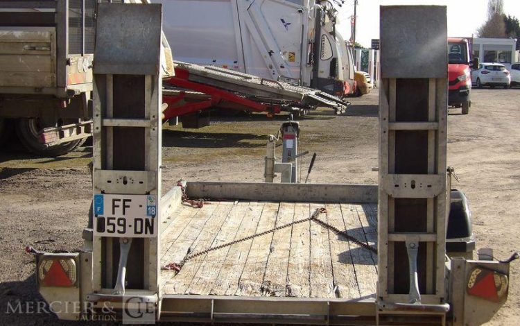 ECIM REMORQUE PORTE ENGIN – PTAC 3,5T – CU 2,75 T –  FF-059-DN