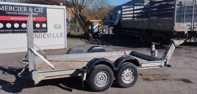 ECIM REMORQUE PORTE ENGIN – PTAC 3,5T – CU 2,75 T –  FF-059-DN