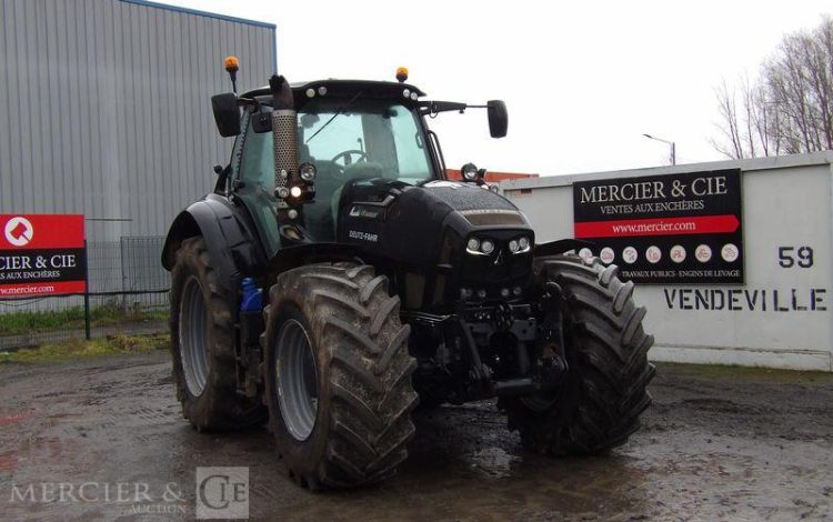 DEUTZ TRACTEUR AGRICOLE AGROTRON 7250 TTV WARRIOR – DIESEL – 5669 HEURES – ANNEE 2015 NOIR DY-801-RW