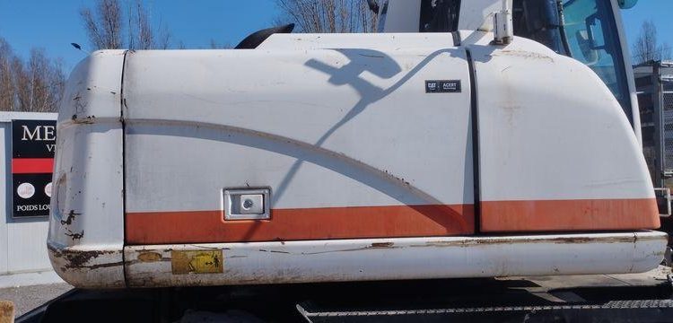 CATERPILLAR PELLE CAT313D A VOLEE VARIABLE OFFSET BOOM SUR ROUES 13T DIESEL – 14439 HEURES  CATM313