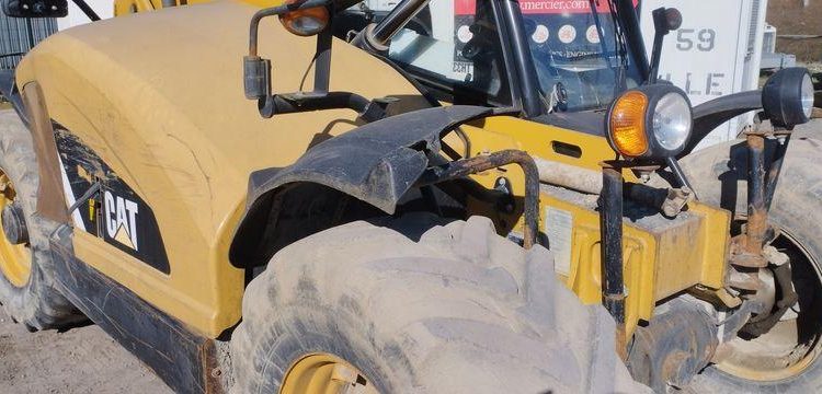 CATERPILLAR CHARIOT TELESCOPIQUE TH337C – CAPACITE 3,3T – HAUTEUR DE LEVAGE 7,3 M – 5741 H  DS-700-LT