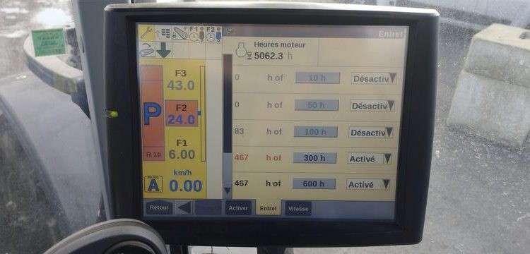 NEW HOLLAND TRACTEUR AGRICOLE T 721 AC – DIESEL – 5062 HEURES – ANNEE 2016 BLEU EG-459-NW