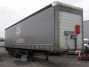 SCHMITZ SEMI-REMORQUE PLSC + HAYON DHOLLANDIA 2000KG  FB-609-YF