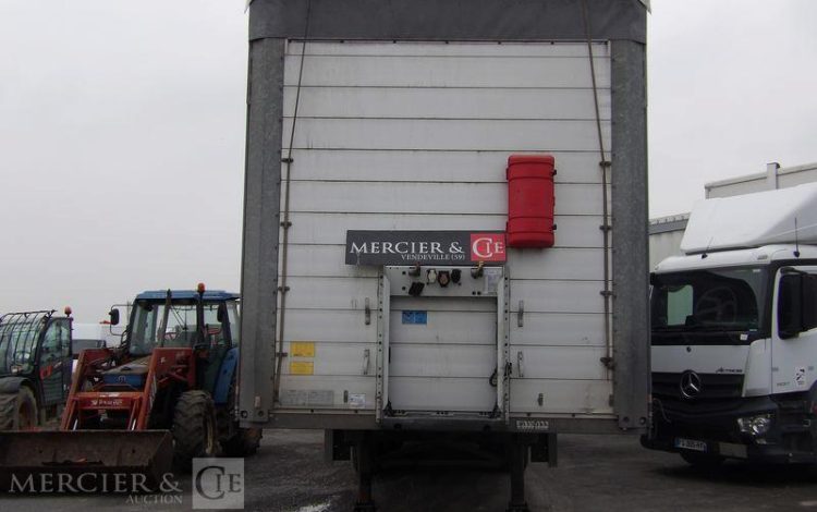 SCHMITZ SEMI-REMORQUE PLSC + HAYON DHOLLANDIA 2000KG  FB-609-YF