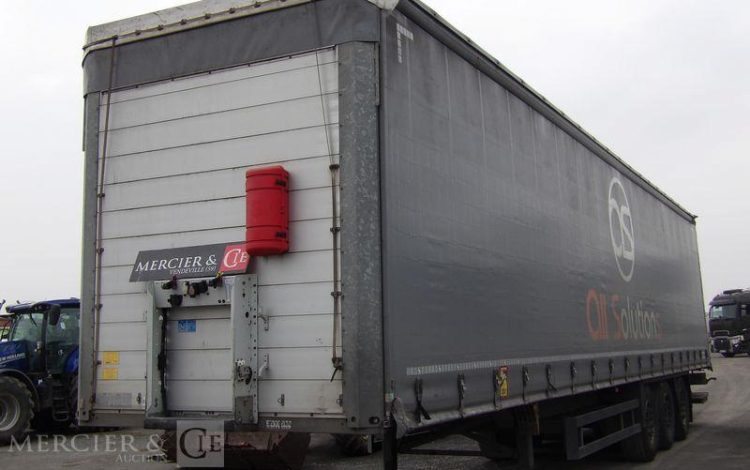 SCHMITZ SEMI-REMORQUE PLSC + HAYON DHOLLANDIA 2000KG  FB-609-YF