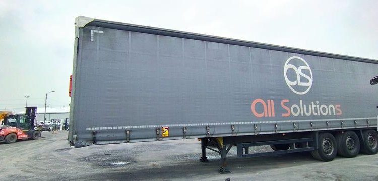 SCHMITZ SEMI-REMORQUE PLSC + HAYON DHOLLANDIA 2000KG  FB-609-YF