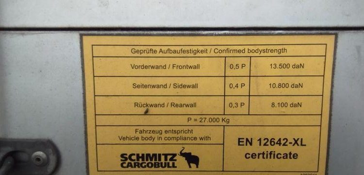 SCHMITZ SEMI-REMORQUE PLSC + HAYON DHOLLANDIA 2000KG  FB-609-YF