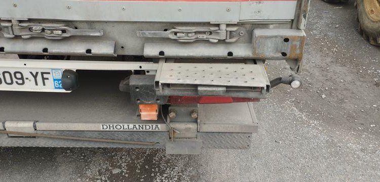 SCHMITZ SEMI-REMORQUE PLSC + HAYON DHOLLANDIA 2000KG  FB-609-YF