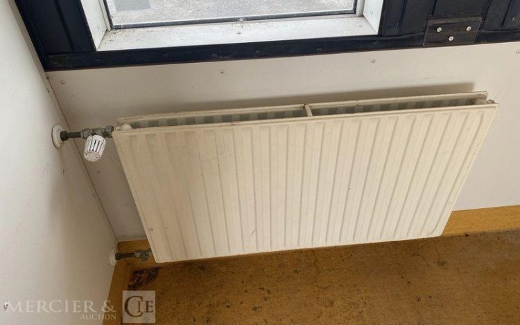 BUNGALOW BUREAU AVEC SANITAIRE / DOUCHE – PORTE ET FENETRE PIGNON  SBV5