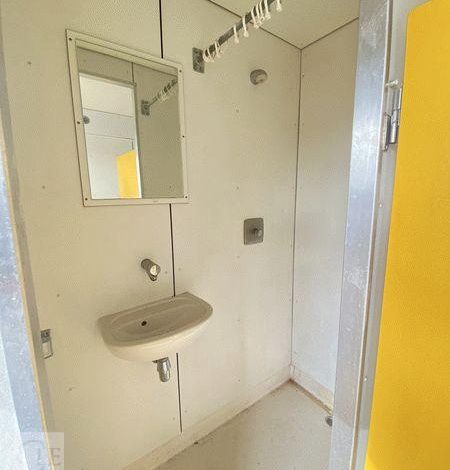 BUNGALOW BUREAU AVEC SANITAIRE / DOUCHE – PORTE ET FENETRE PIGNON  SBV5