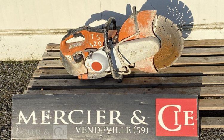 STIHL DECOUPEUSE A MATERIAUX TS420 ESSENCE – DIAMETRE 350MM  TS420