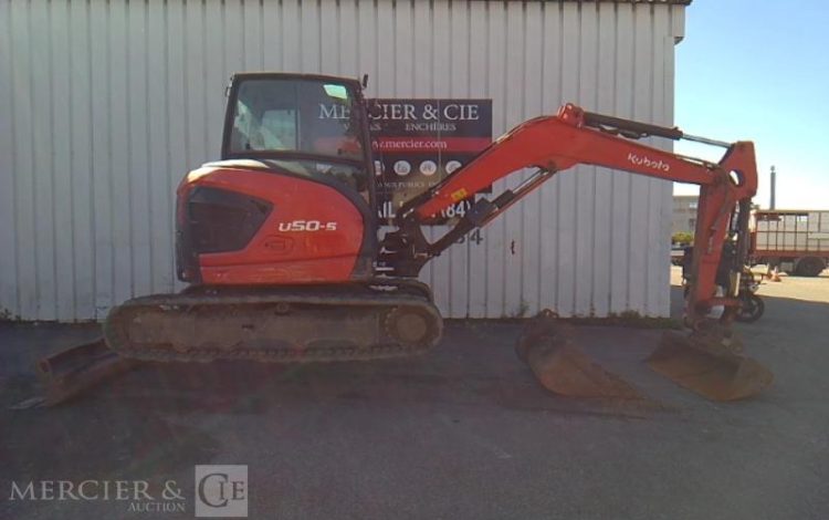 KUBOTA MINI PELLE U50-5 5T 2898H AN2021  10178