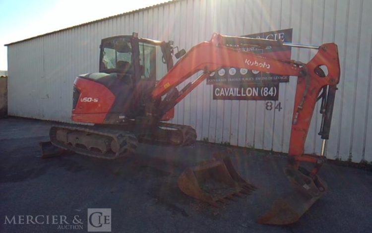 KUBOTA MINI PELLE U50-5 5T 2898H AN2021  10178