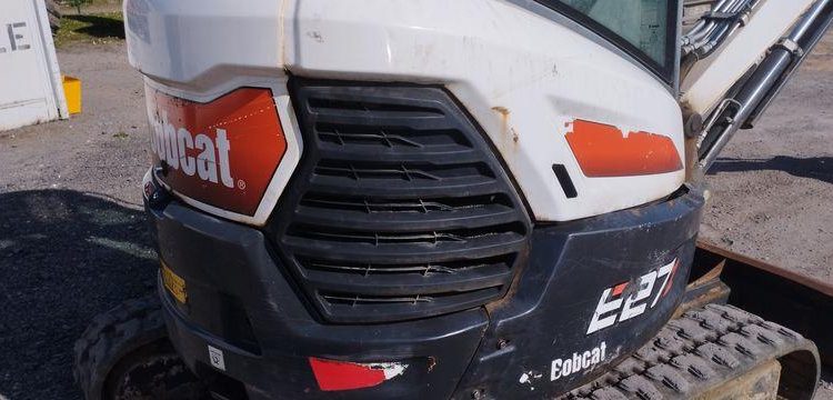 BOBCAT MINI PELLE SUR CHENILLE E27Z DIESEL 2T7 HORAMETRE : 1205 HEURES – ANNEE 2021  13538
