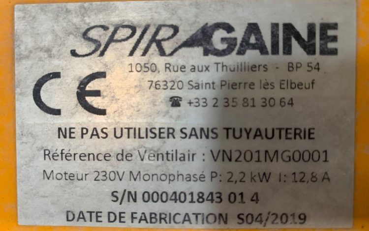 SPIRAGAINE VN201MG0001  SOU010546