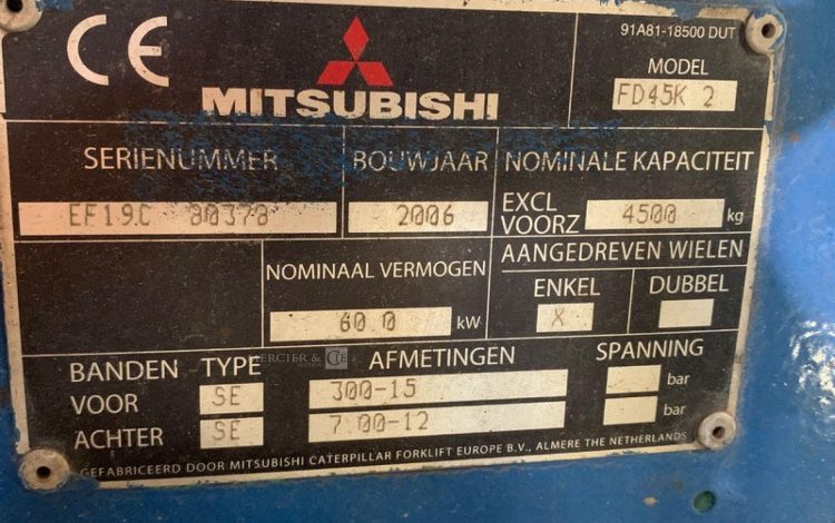 MITSUBISHI FD45K2  50HD4703