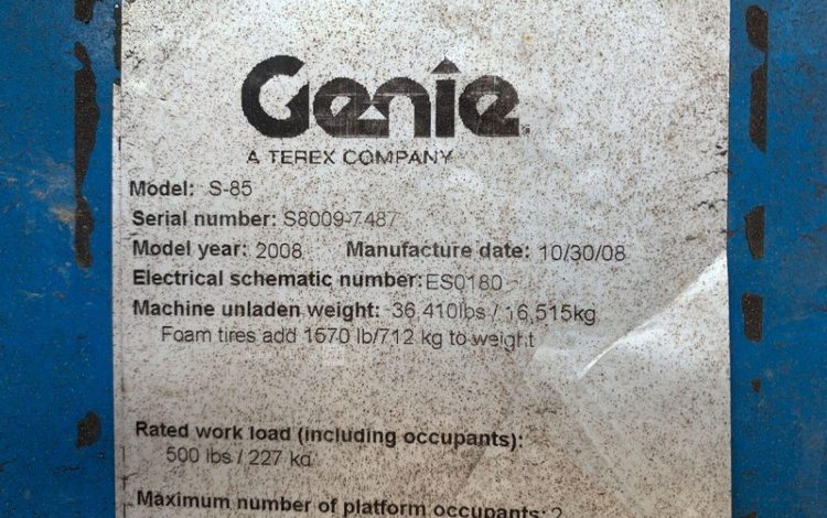 GENIE S-85  26TD3008