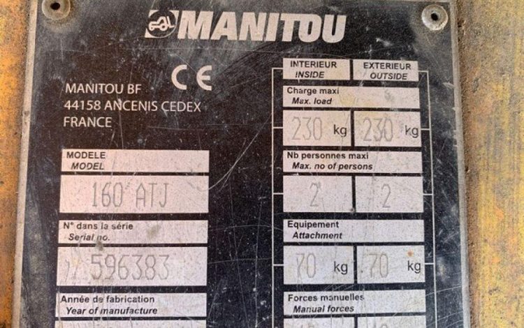MANITOU 160ATJ  ELE010161