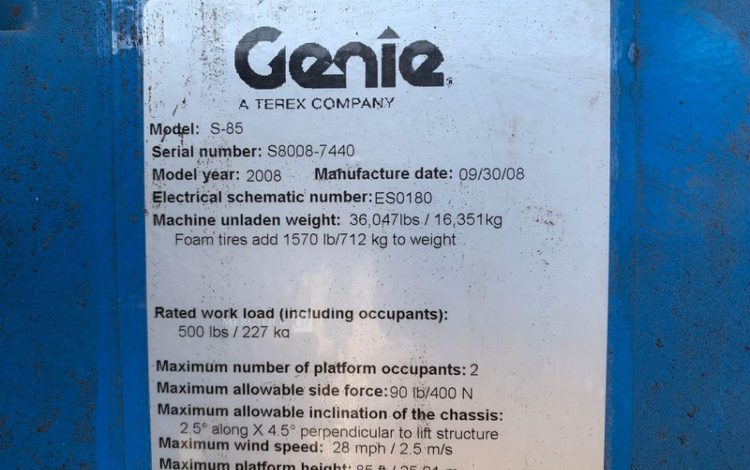 GENIE S-85  26TD3006