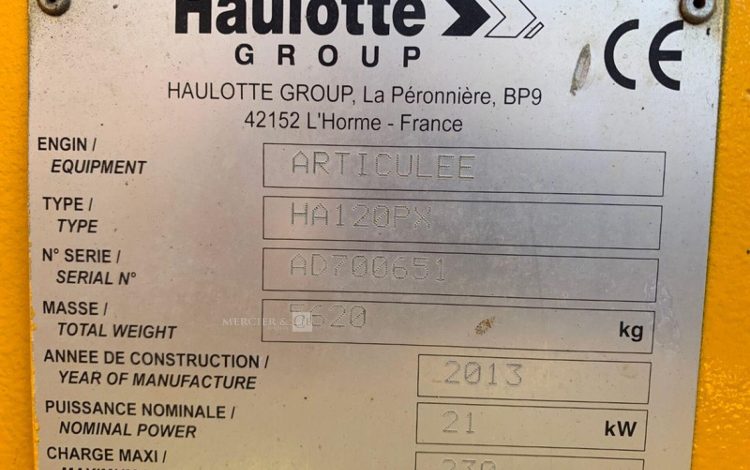 HAULOTTE HA120PX  ELE010128