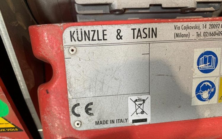 KUNZLE & TASIN FLOOR SANDER  42MAM32025