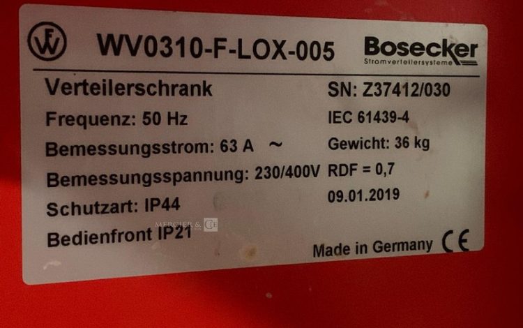BOSECKER WV0310-F  4MAM32025