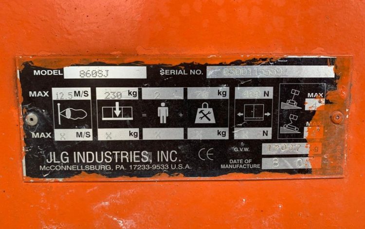 JLG 860SJ  8583