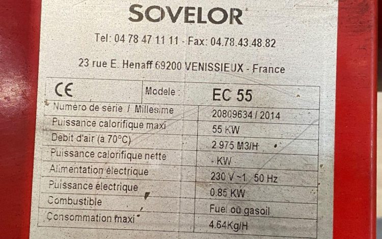 SOVELOR EC55  118MAM3