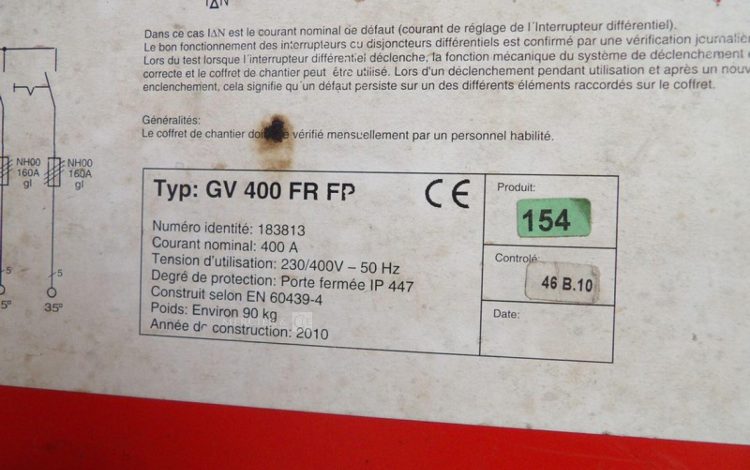 WATTHER GV400FRFP  114MAM3