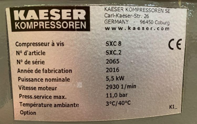KAESER SXC8  86MAM32025