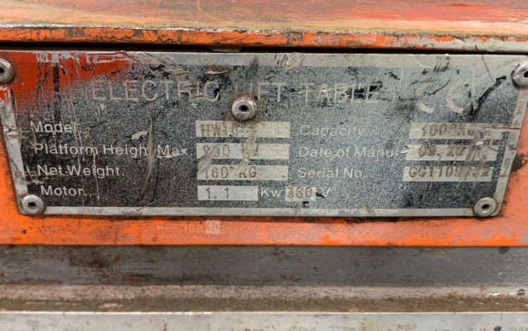 ELECTRIC LIFT HW1001  71MAM32025