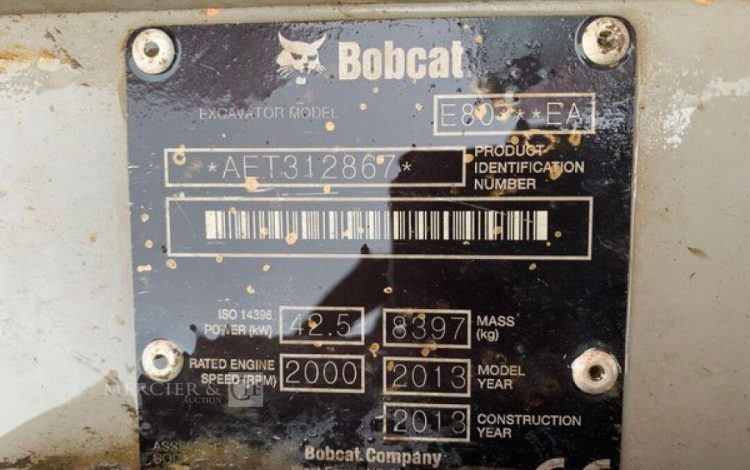 BOBCAT E80***EA  127714