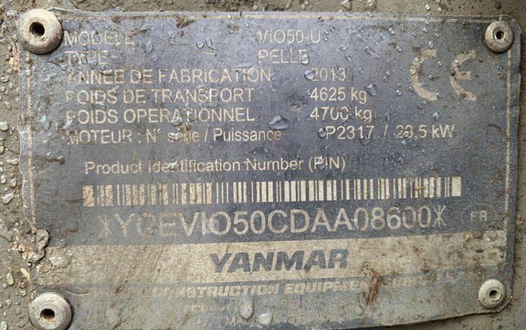 YANMAR VIO50-U  150722
